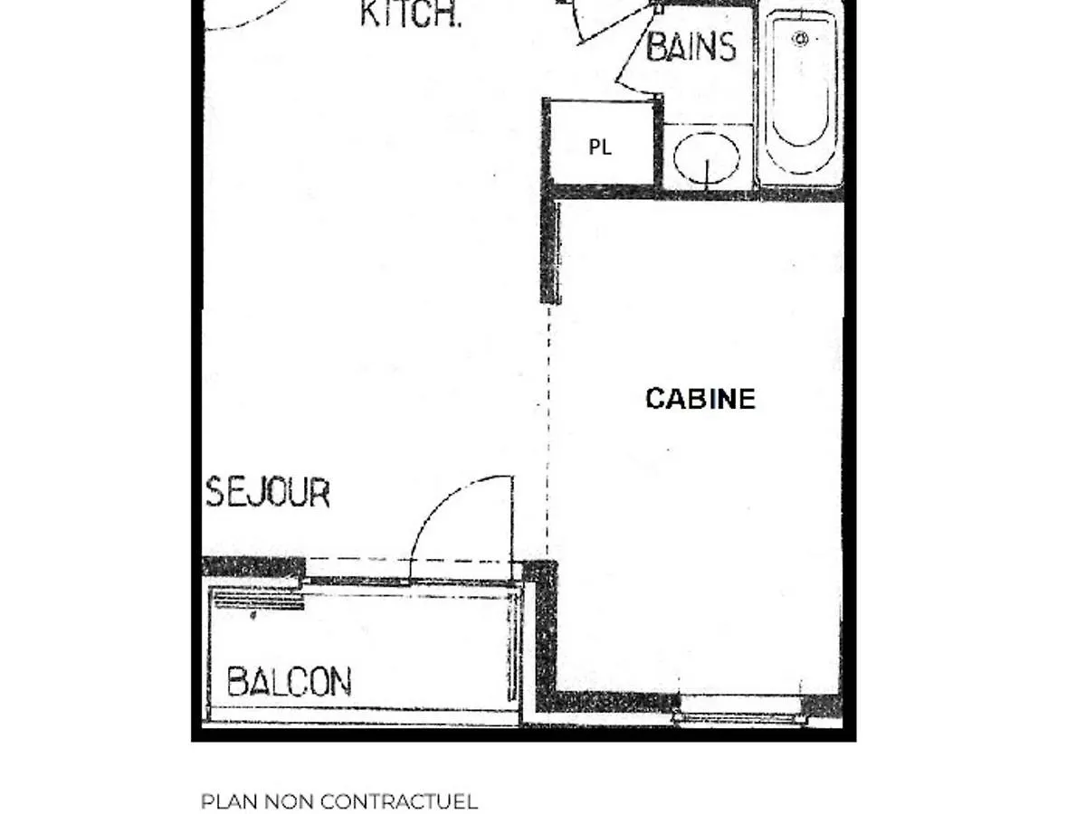 Studio 4 Pers. Les Menuires - Balcon, Casier A Skis, Ascenseur - Fr-1-452-159 Saint-Martin-de-Belleville